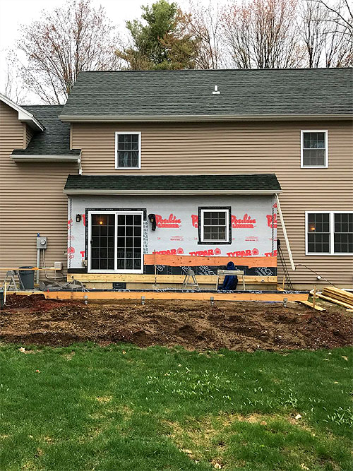 New Porch and Deck in Essex VT